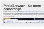 The Pirate Bay представил "пиратский" браузер для обхода интернет-цензуры